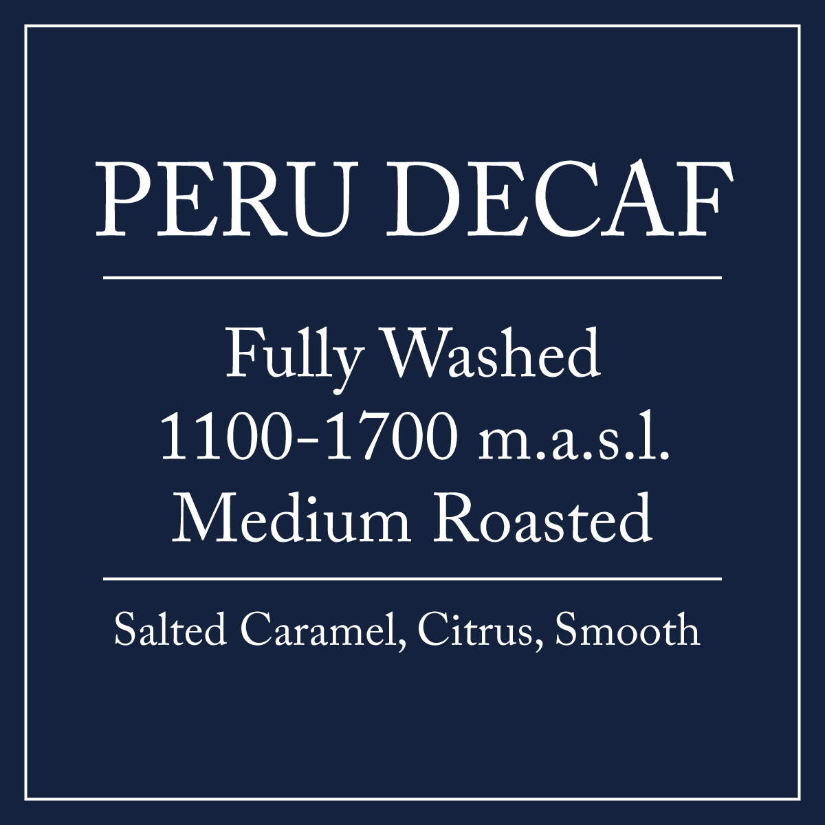 Peru Decaf